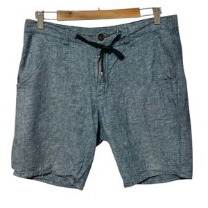 A9- Men’s casual shorts denim like 32in waist skinny fit zipper buttons…